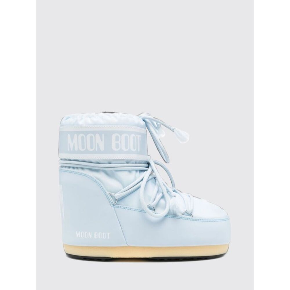 Moon Boot Women Low Nylon Snow Boots Moon Boot With Logo And Adjustable Laces